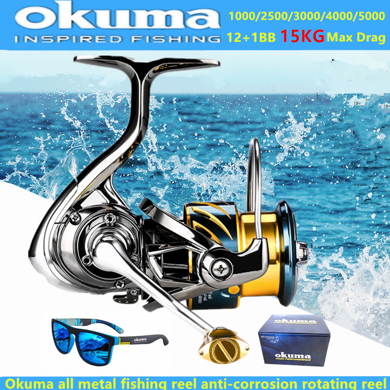 Shimano Reel Stradic - Moulinet de pêche tout métal Okuma