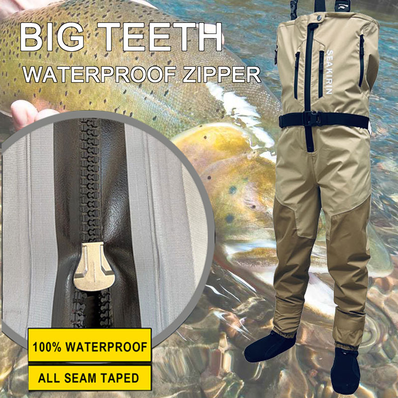 Fishing Waders - Waders de pêche respirants à fermeture