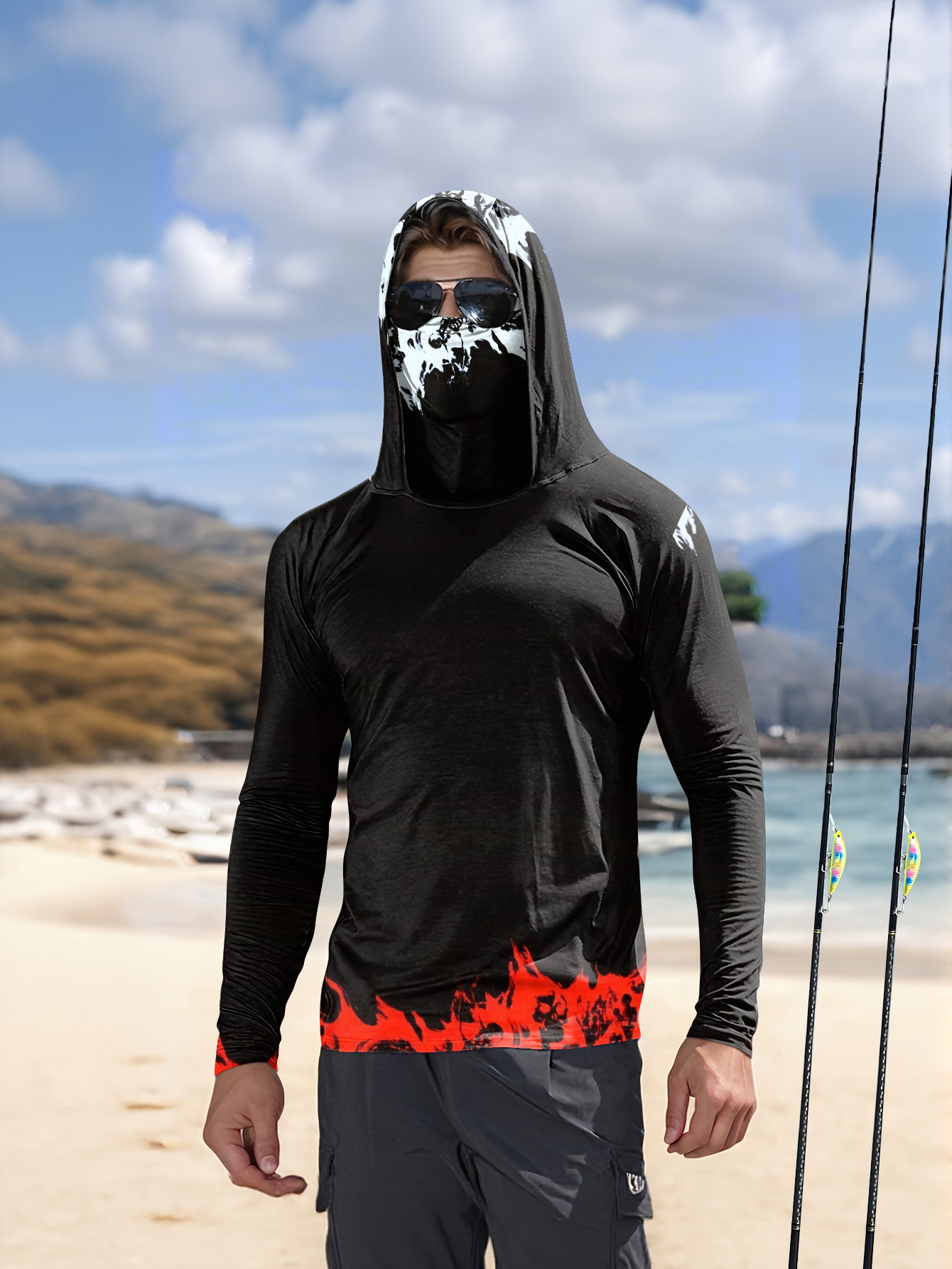 Fishing Hoodie - Chemise de pêche à capuche pour