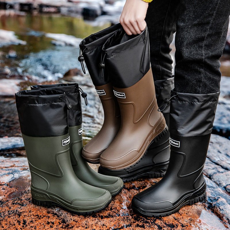 Fishing Waders - Bottes de pluie imperméables pour hommes,