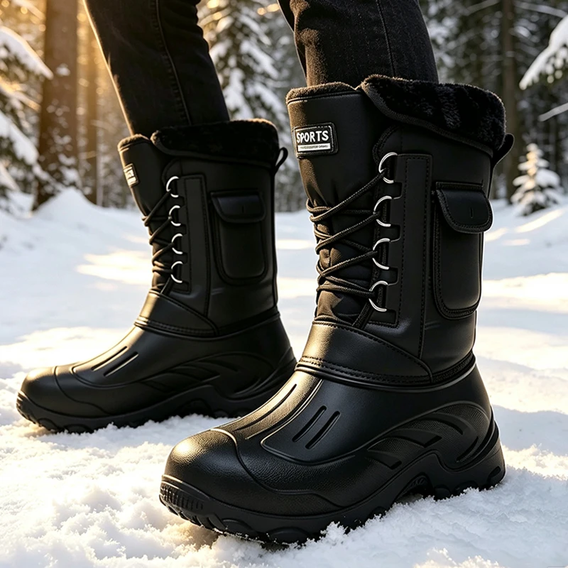 Fishing Boots - Bottes d'hiver pour hommes, chaussures de