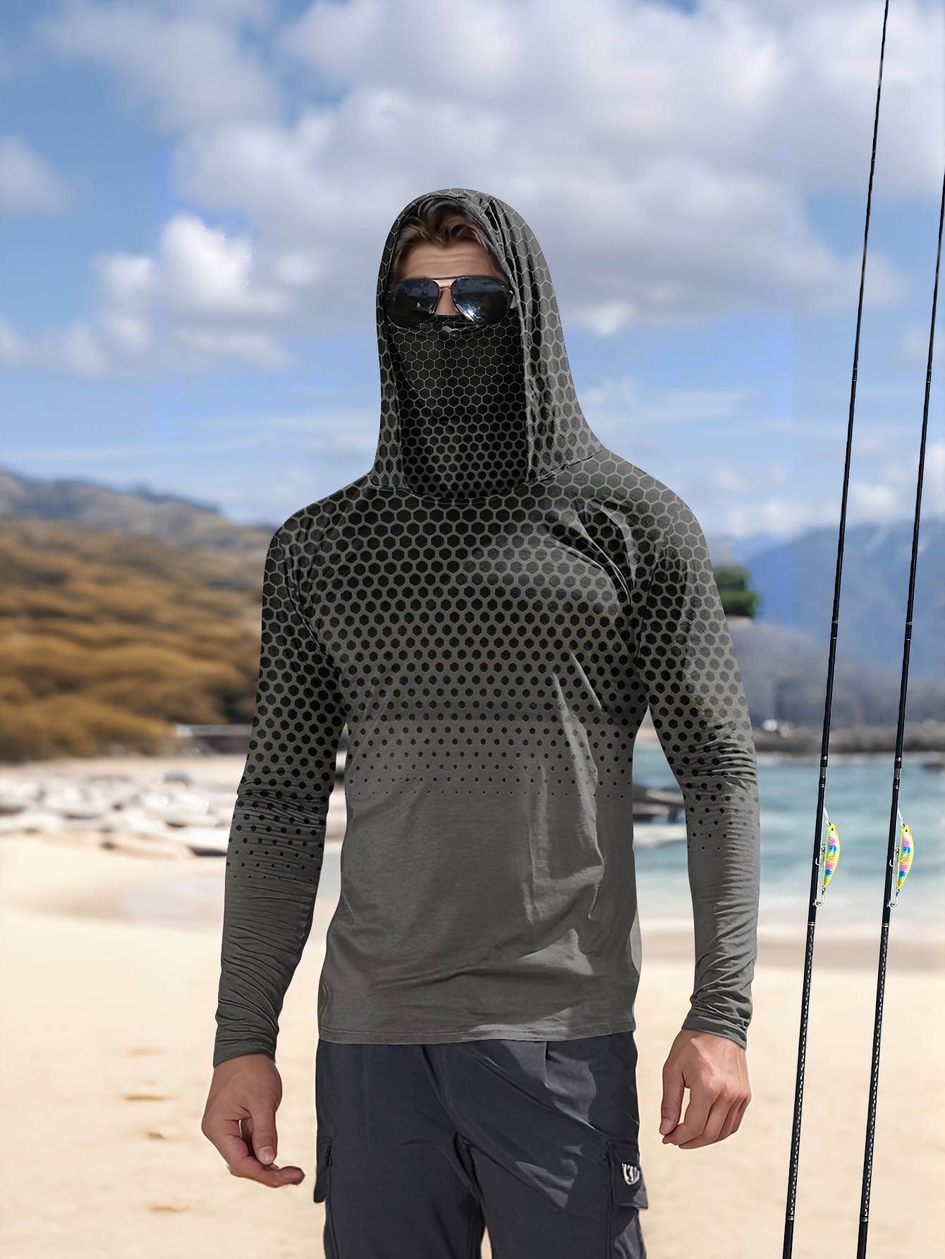 Fishing Hoodie - Chemise de pêche à capuche pour