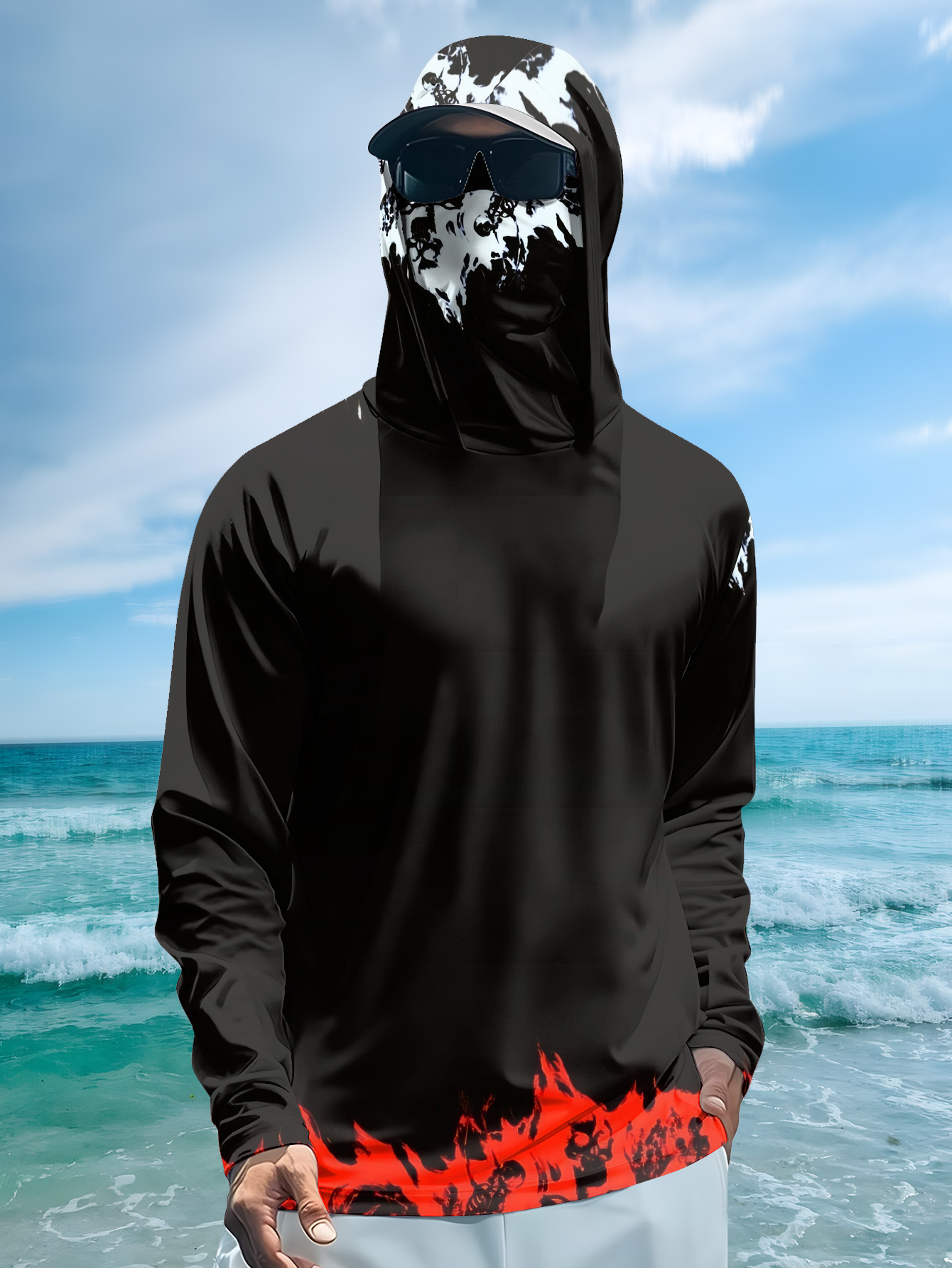 Chemise de pêche à capuche pou - Fishing Hoodie avis et prix