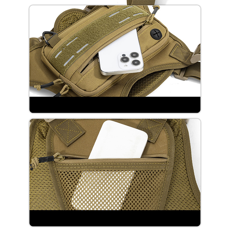 Sac de poitrine tactique, gile - Fishing Backpack avis et prix