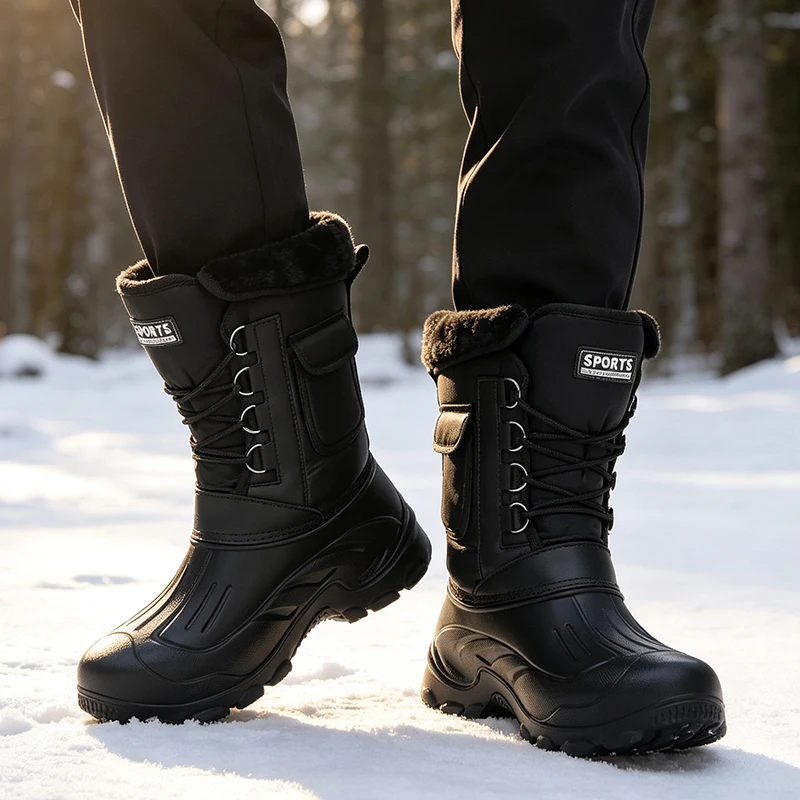 Bottes d'hiver pour hommes, ch - Fishing Boots avis et prix