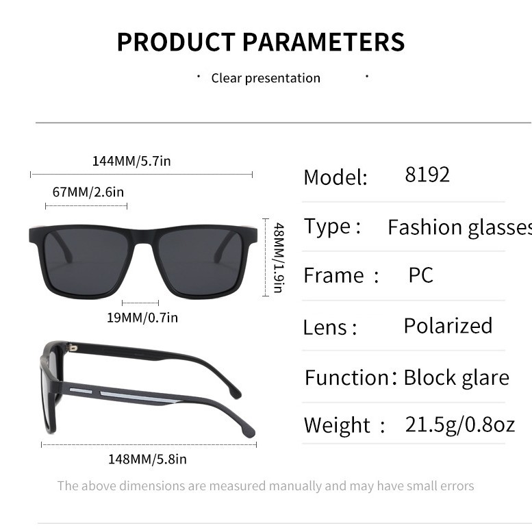 Lunettes de soleil polarisées  - Fishing Sunglasses Polarized avis et prix