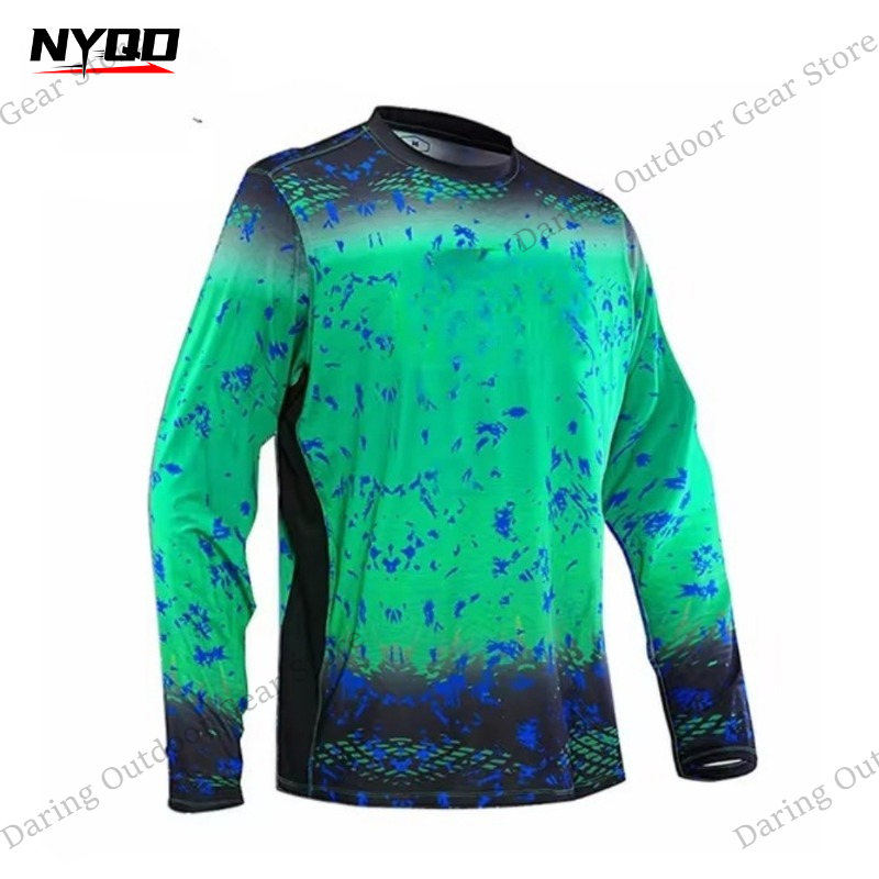 Chemise de pêche à manches lon - Fishing Shirt Uv Protection avis et prix