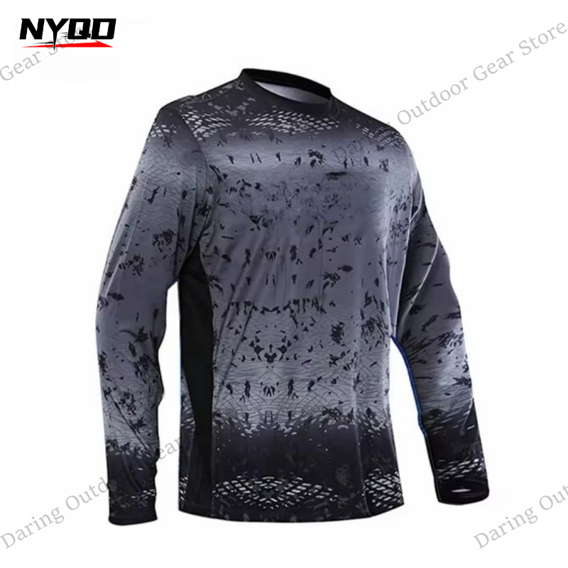 Chemise de pêche à manches lon - Fishing Shirt Uv Protection avis et prix