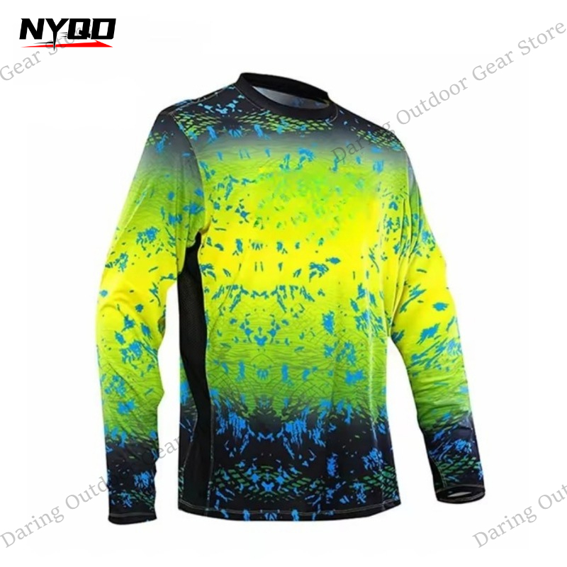 Chemise de pêche à manches lon - Fishing Shirt Uv Protection avis et prix