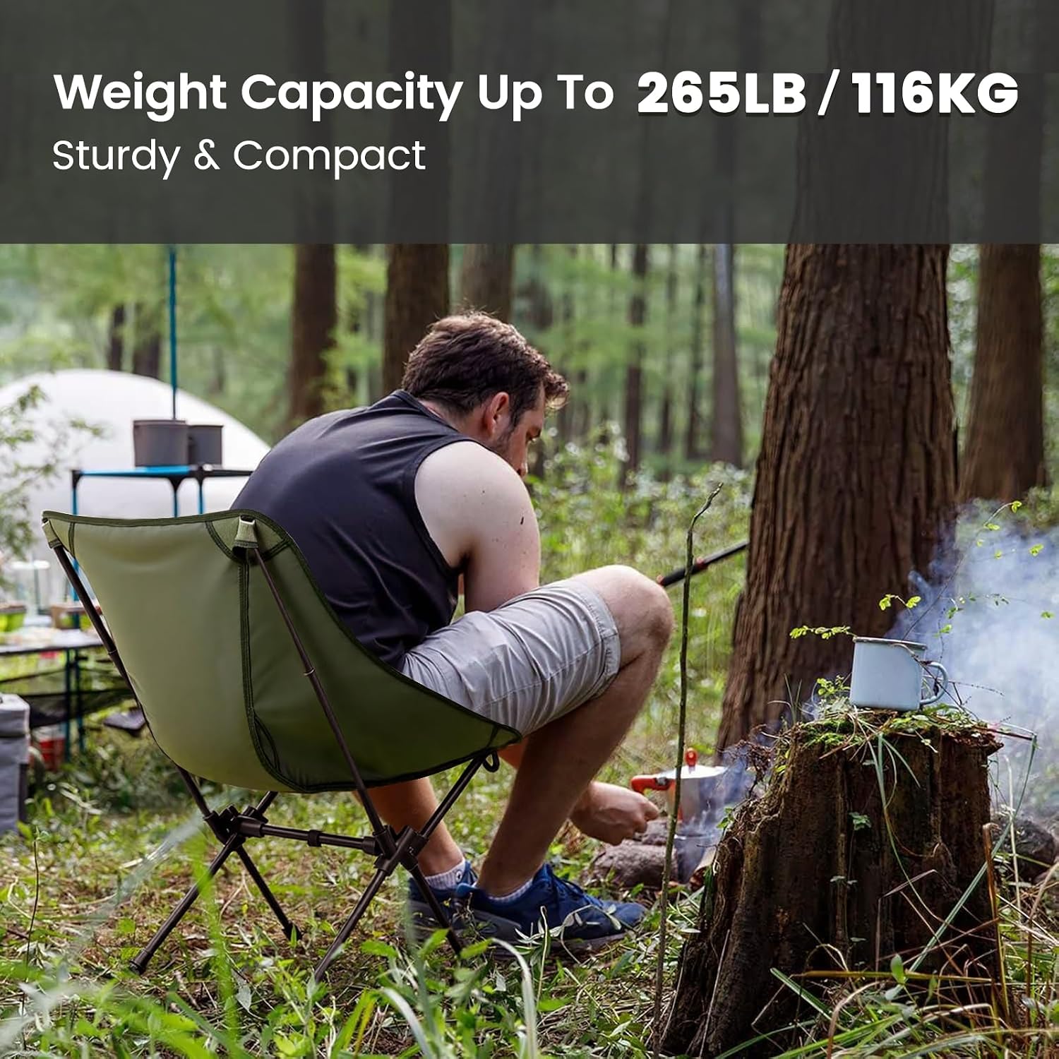 Chaise de camping pliable comp - Fishing Backpack avis et prix
